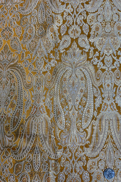 Surf Spray/ Silver/ Gold JV-1649/9 Silk Brocade main image 0