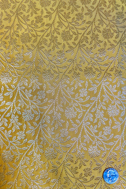 Cadmium Yellow/Gold JV-1631/5 Silk Brocade