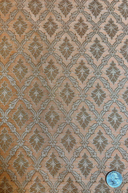 Muted Clay/Red/Gold JV-1646/5 Silk Brocade