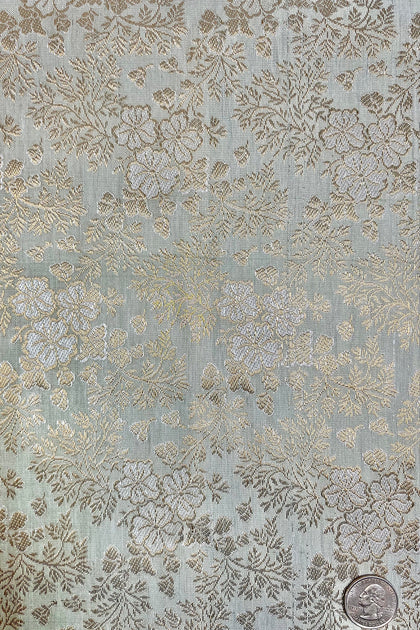 Smoky Grape/Silver/ Gold JV-1649/12 Silk Brocade