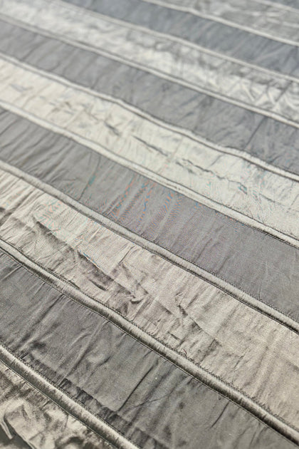 Black/Multicolor Embroidered Dupioni Silk MED-200/3 main image 1