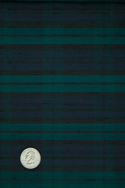 Multicolor Tartan Silk Shantung 391 Fabric main image 1