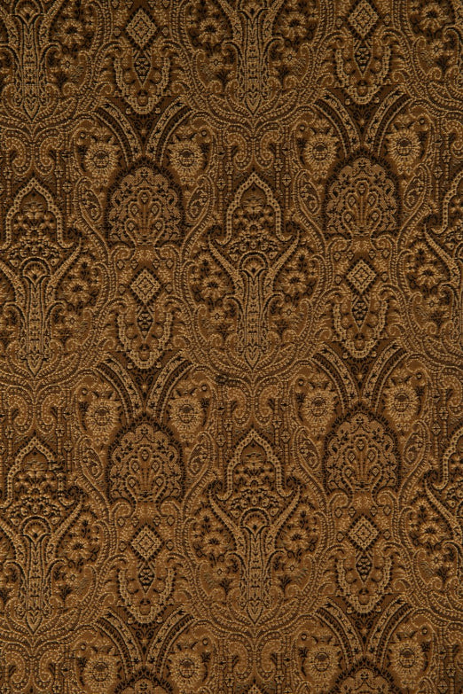Brown Silk Brocade 506 Fabric