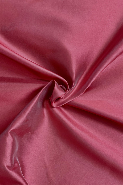 Watermelon Pink Silk Zibeline Fabric