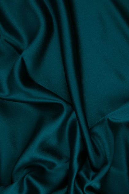 Silk Crepe Back Satin - Pesto Green - Premium Collection