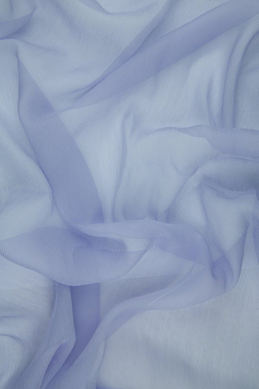 Lavender Silk Crinkled Chiffon Fabric
