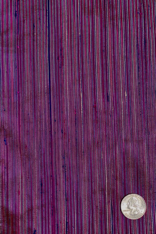 Multicolor Striped Silk Shantung 9 Fabric