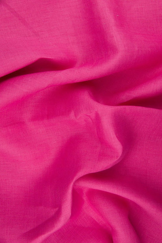 Fuchsia Medium Weight Linen Fabric