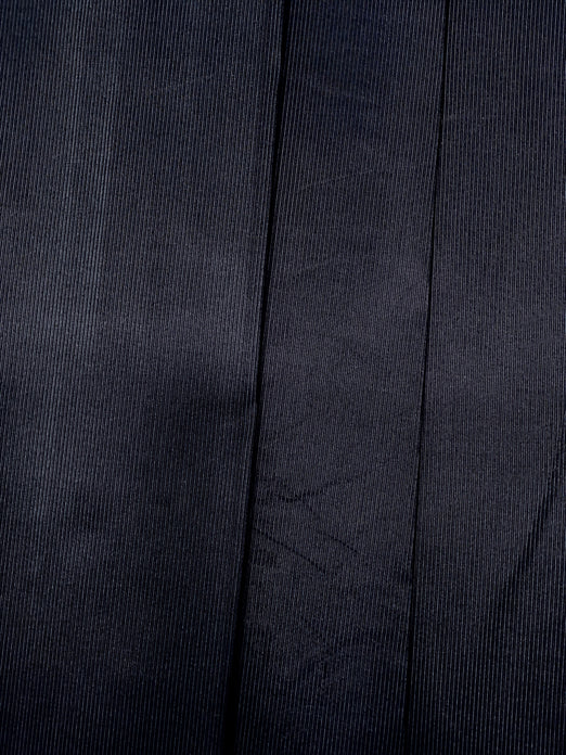 Midnight Navy Silk Ottoman Fabric
