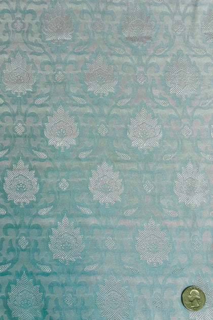 Multicolor Silk Brocade JV-1615 Fabric