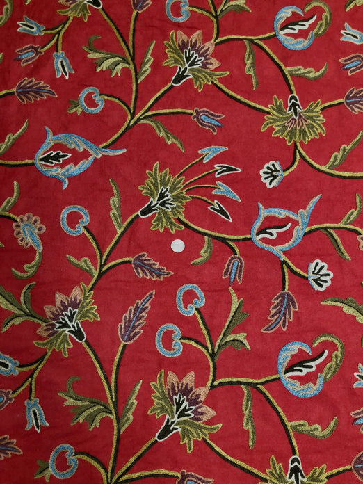 Multicolor Crewel KF-045 Fabric