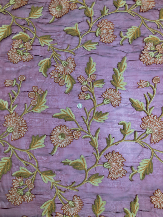 Multicolor Crewel KF-084-1 Fabric