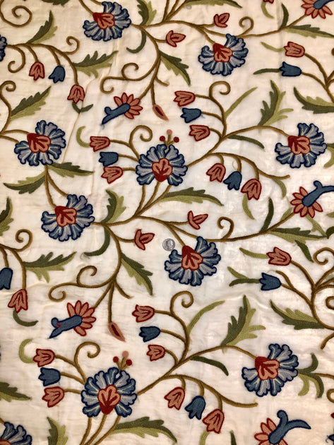 Multicolor Crewel KF-043 Fabric