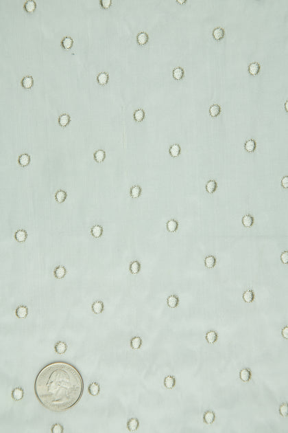 Embroidered Dupioni Silk MED-024-11A Fabric main image 0