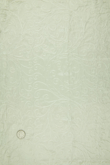Embroidered Dupioni Silk MED-075/5 Fabric main image 1