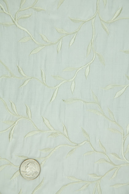 Embroidered Dupioni Silk MED-086-1 Fabric main image 0