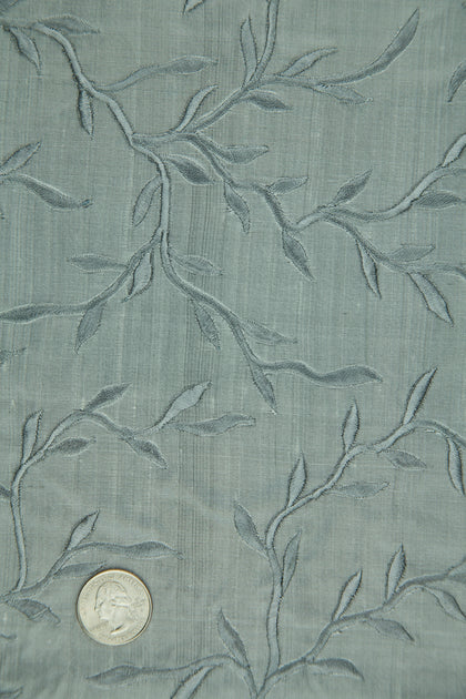 Embroidered Dupioni Silk MED-086-17 Fabric main image 1