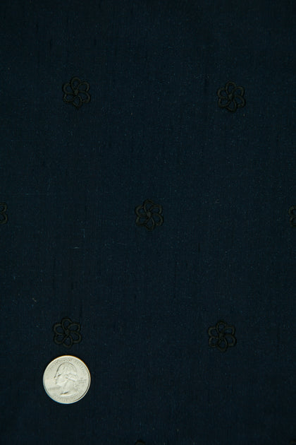 Embroidered Dupioni Silk MED-099/15 Fabric main image 0