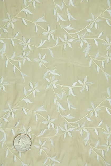 Embroidered Dupioni Silk MED-100/1 Fabric main image 1