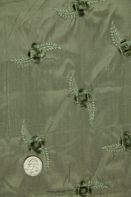 Embroidered Dupioni Silk MED-119/17 Fabric main image 1