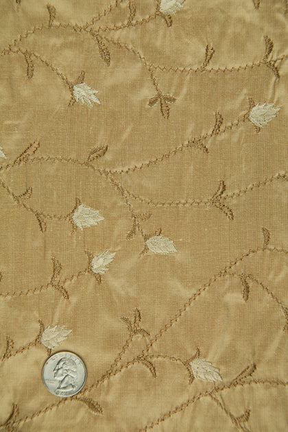 Embroidered Dupioni Silk MED-111/2 Fabric main image 1
