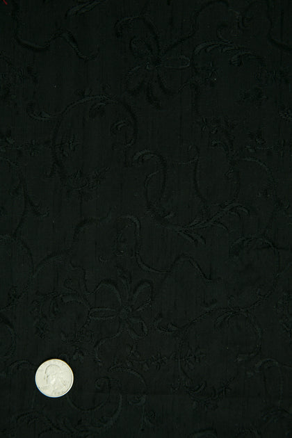 Embroidered Dupioni Silk MED-170/6 Fabric