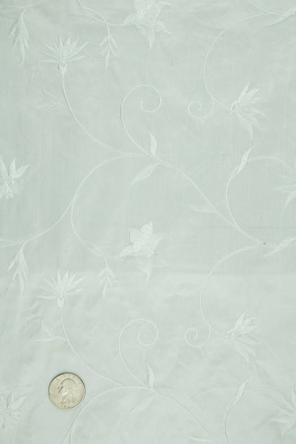 Embroidered Dupioni Silk MED-056-4 Fabric main image 0