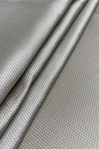 Green Italian Honeycomb Mikado Pique main image 0