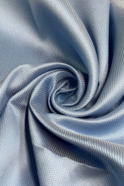 Polyester and Silk Mikado Pique Made in Italy - Purple Wine - Premium Collection