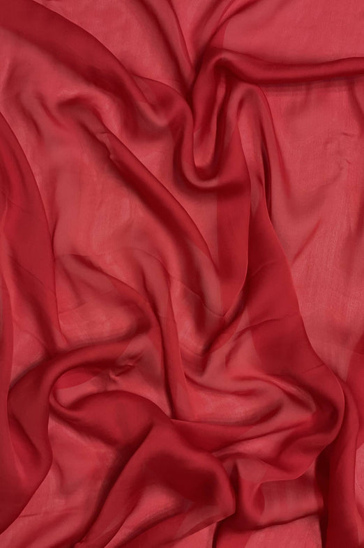 Red Silk Satin Chiffon SFC-1013 Fabric