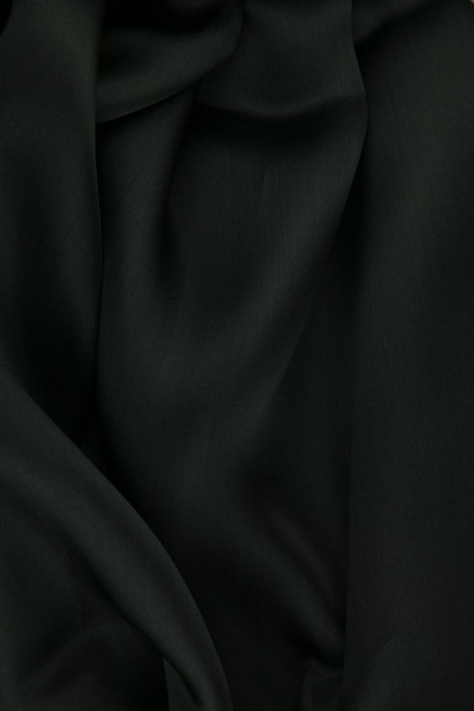 Dark Shadow Silk Satin Face Organza Fabric