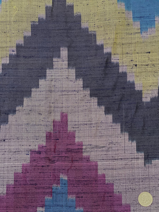 Multicolor Silk Ikat SIKT-005 Fabric
