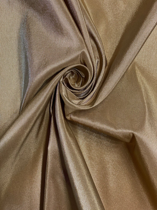 Gold Metallic Faille Fabric