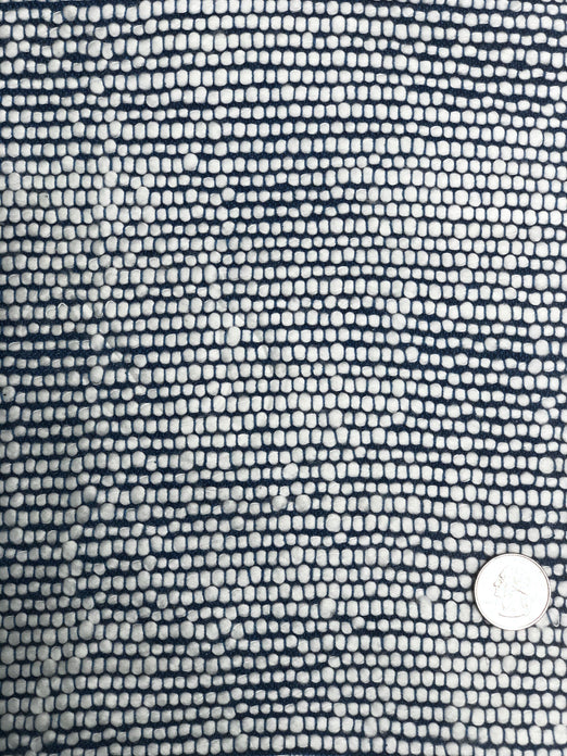 Blue/White BGP-883 Cotton Blend Tweed