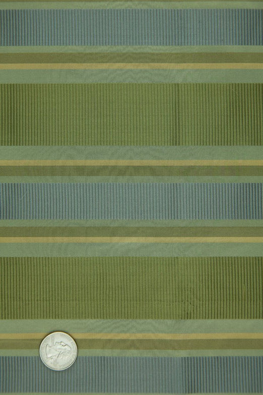 Green 085/2 Silk Taffeta Plaids & Stripes