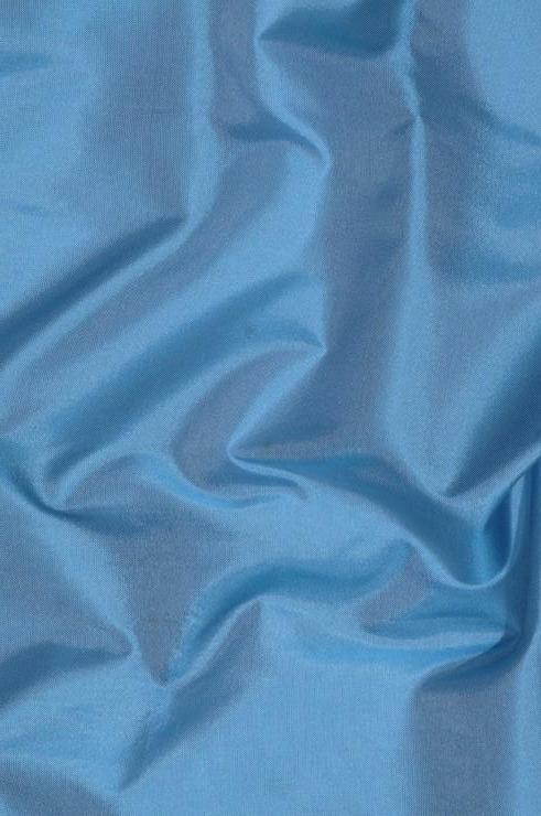 Aqua Blue Light Taffeta Silk Fabric