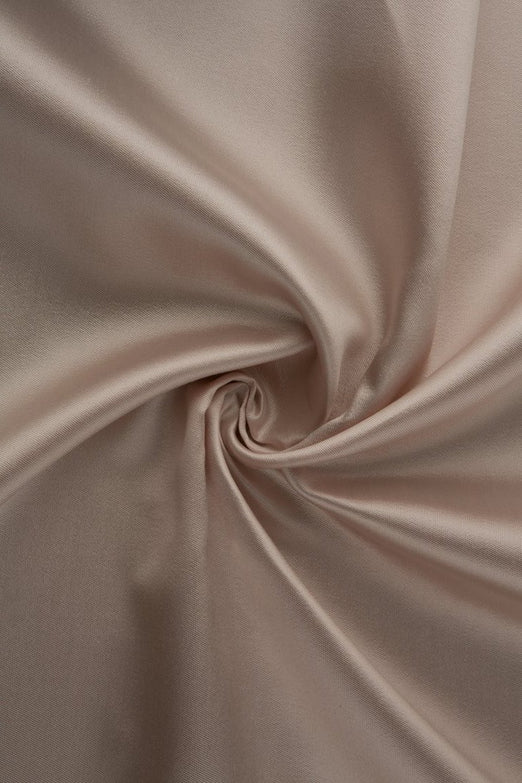 Baby Pink Silk Wool Fabric