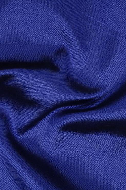 Blue Silk Zibeline Fabric