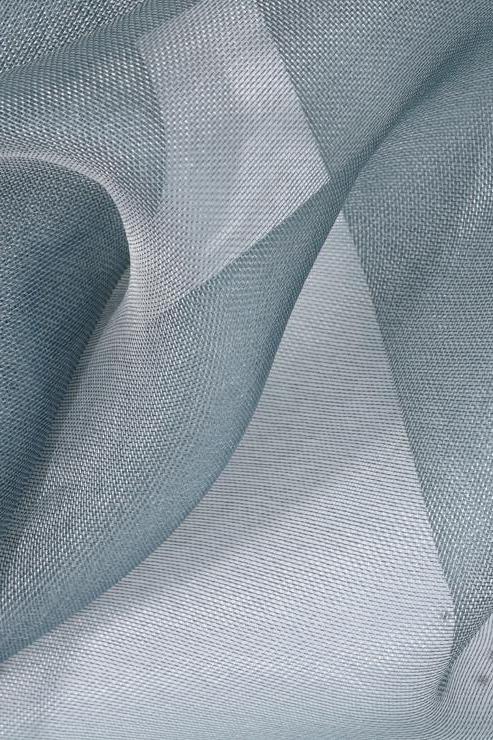 Blue Haze Silk Organza Fabric