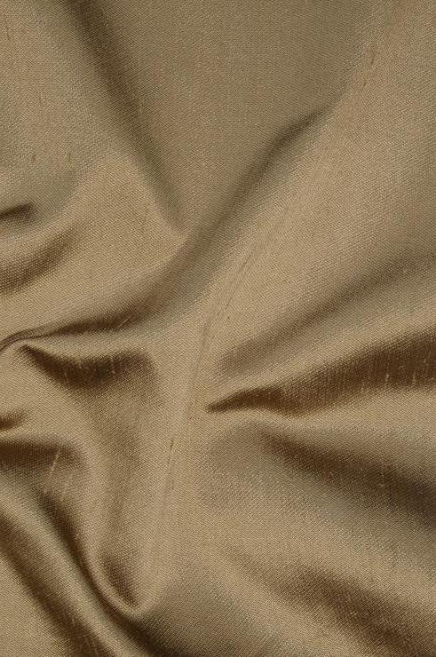 Bronze Italian Shantung Silk Fabric