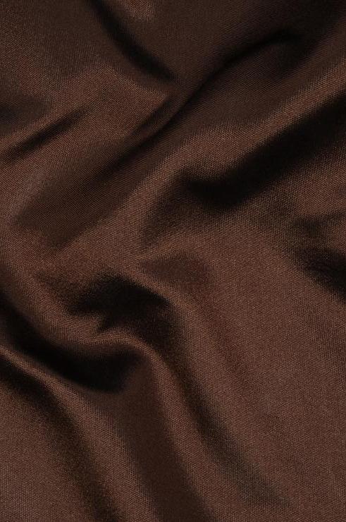 Brown Silk Zibeline Fabric