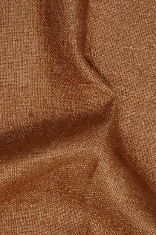 Brown Sugar Silk Linen (Matka) Fabric