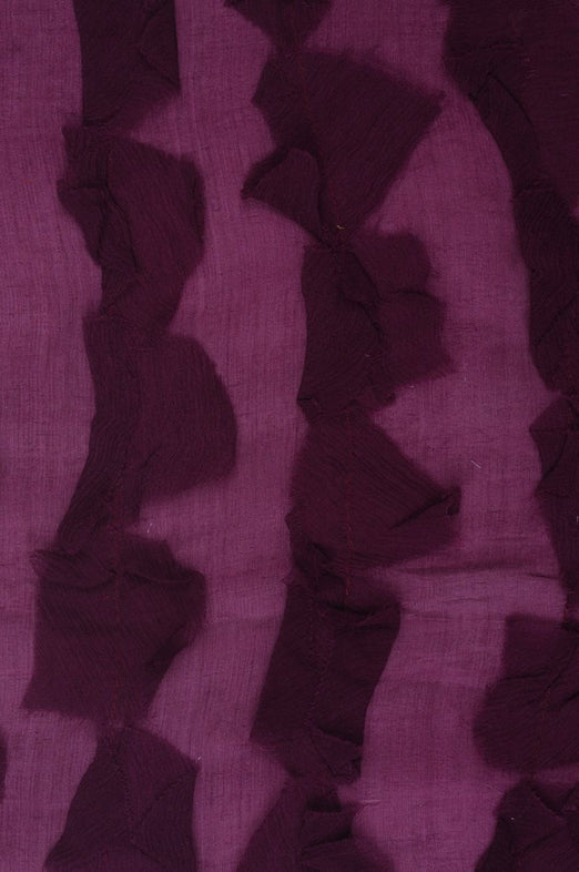 Burgundy Silk Chiffon Petal 600 Fabric