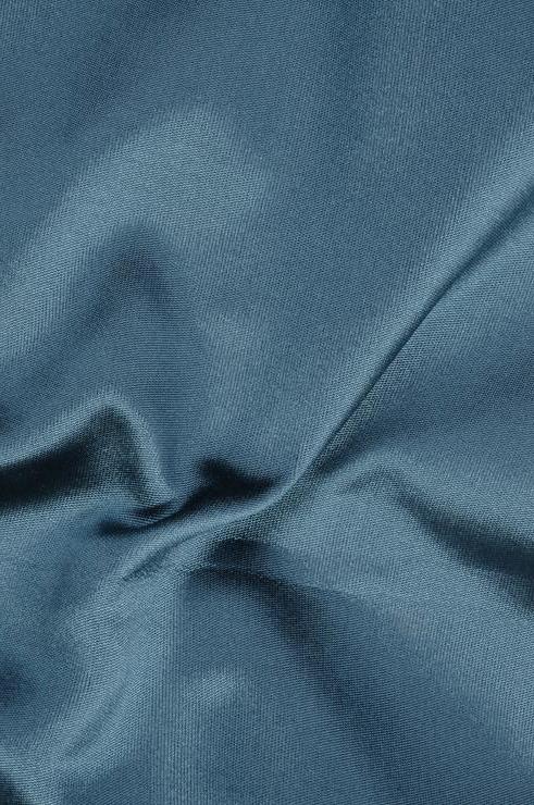 Dark Turquoise Silk Zibeline Fabric