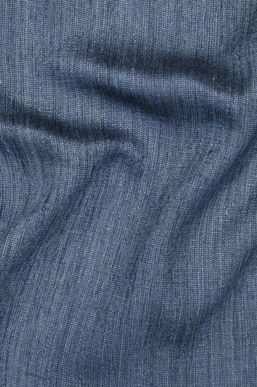 Dusk Blue Katan Matka Silk Fabric