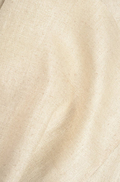 Ecru Textured Cotton Fabric