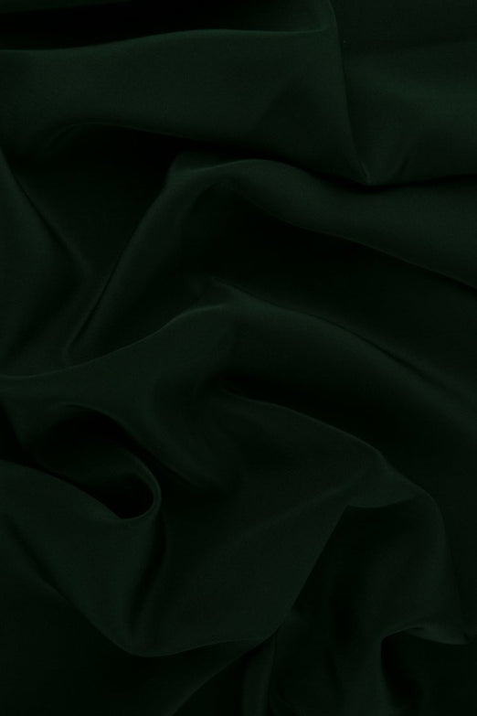 Forest Green Silk Crepe de Chine Fabric