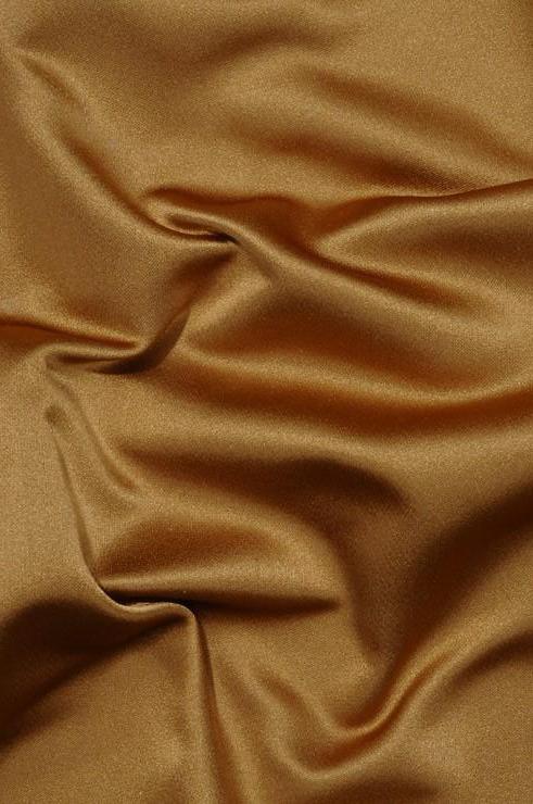 Gold Silk Duchess Satin Fabric