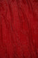Red Micro Bugle Beads on Silk Georgette Fabric
