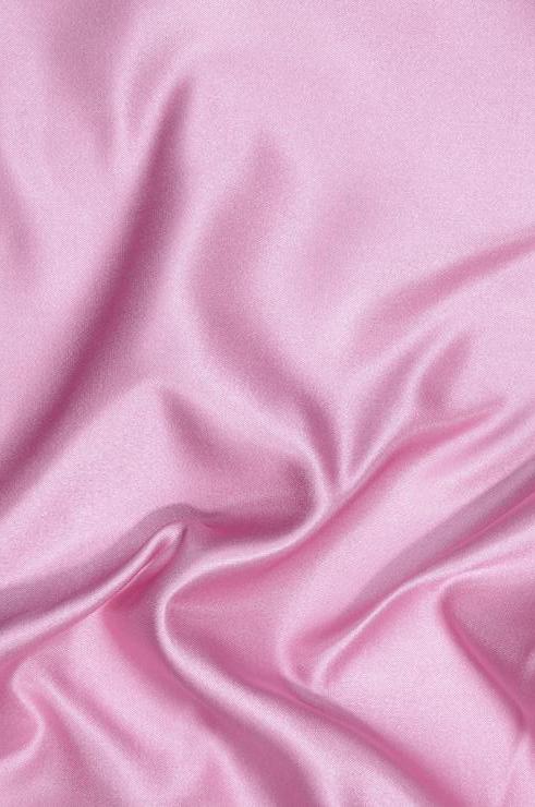 Mauve Pink Double Face Duchess Satin Fabric